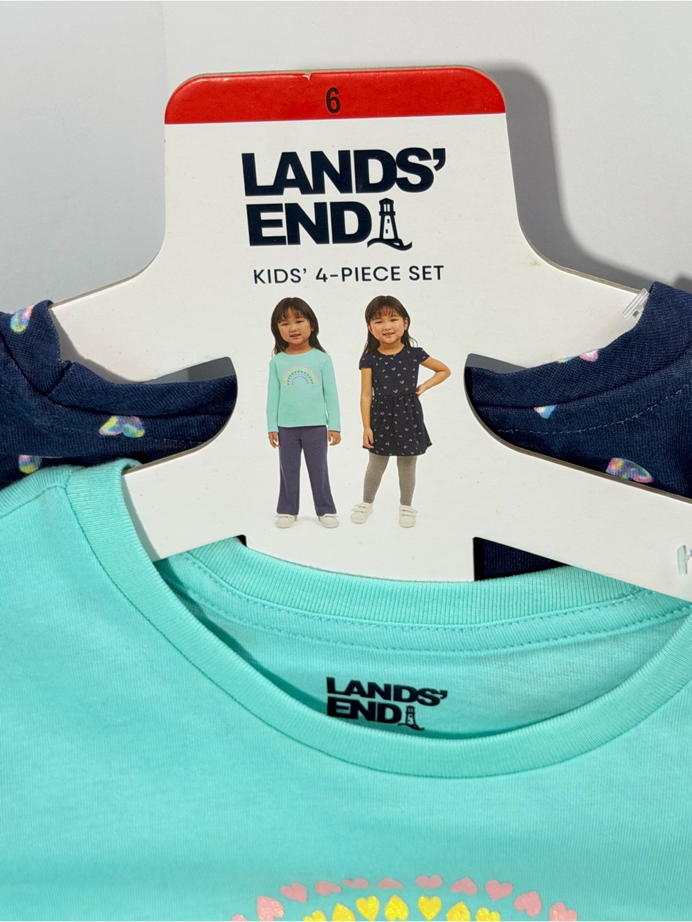 Lands' End Girls' 6 -4 PC Set